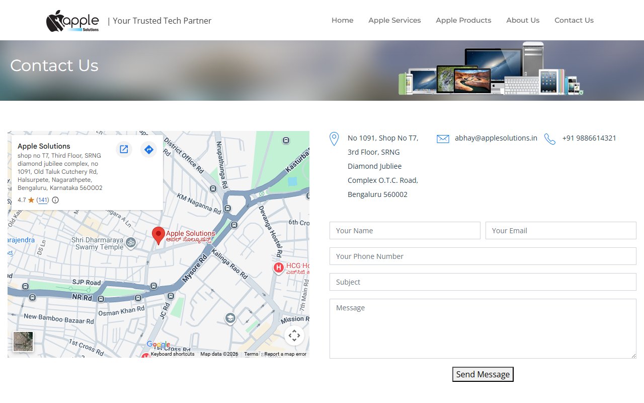 applesolutions.in Screen 4