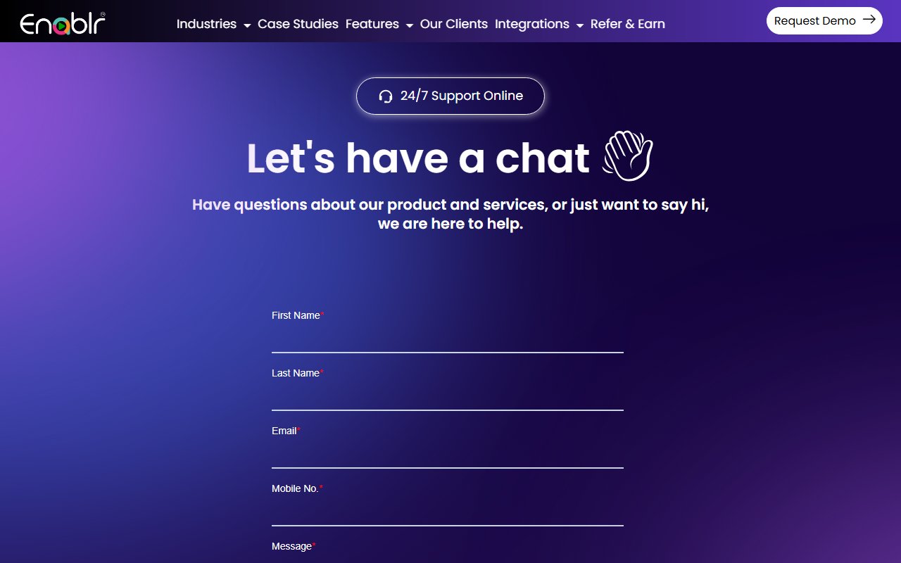EnablrSales Mobile Flow