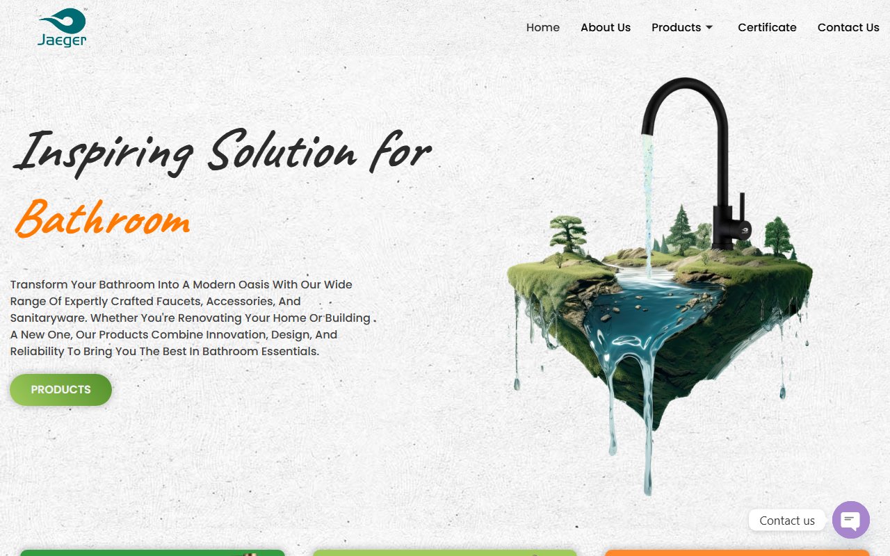 jaegerbath.com Screen 1