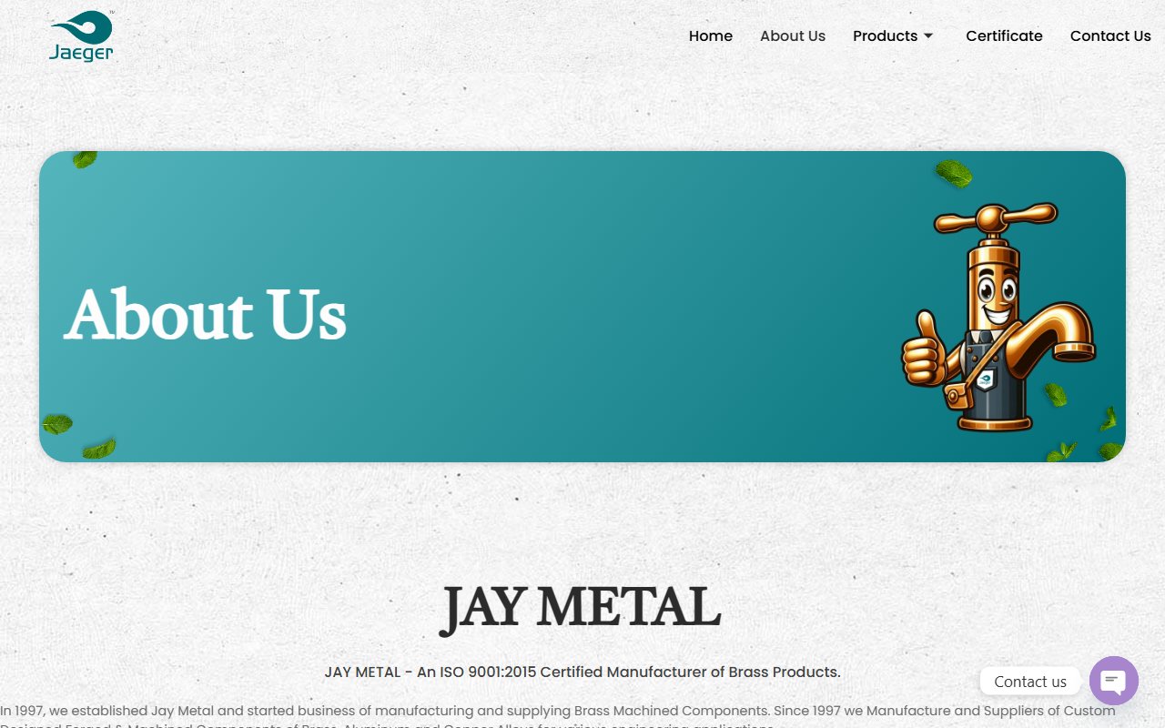 jaegerbath.com Screen 2