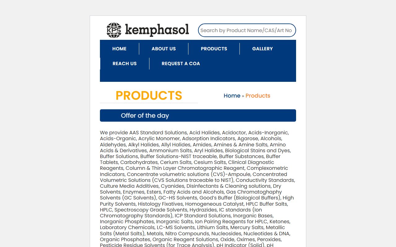 kemphasol.in Screen 3