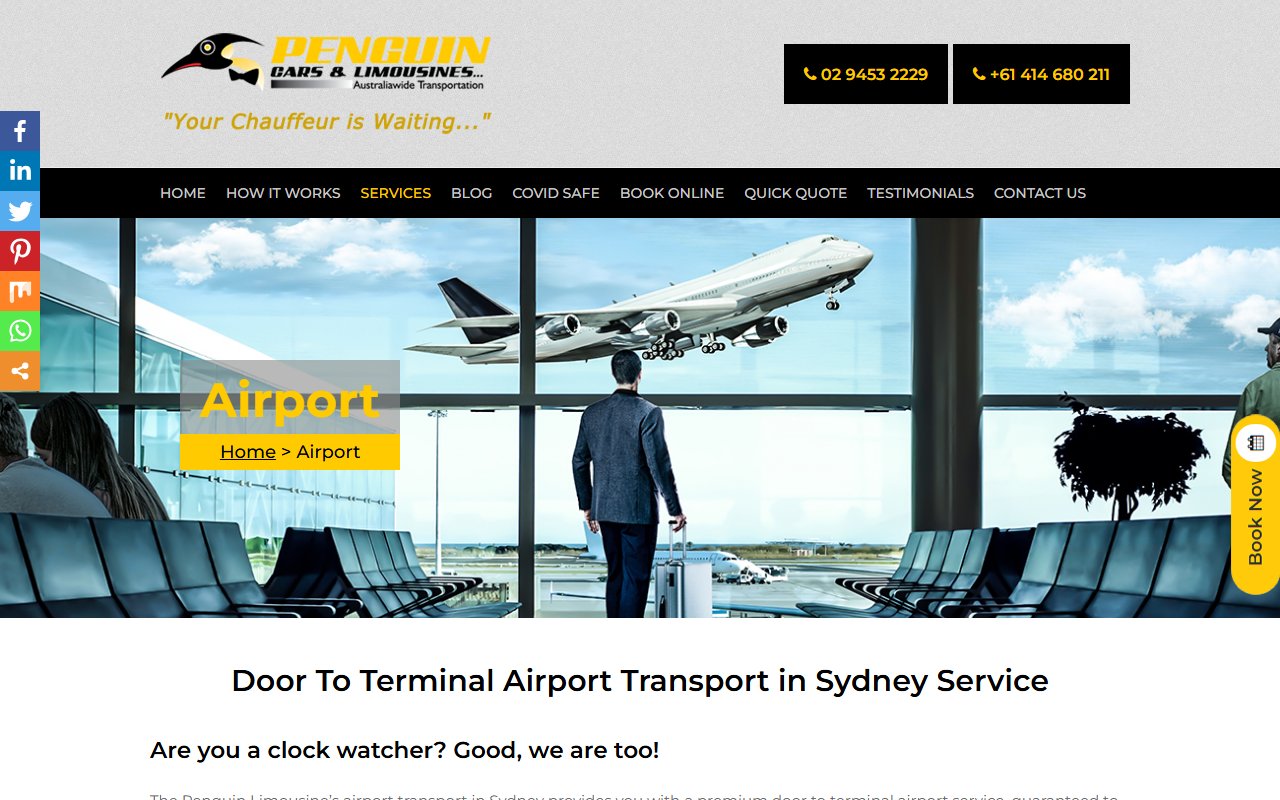 penguinlimo.com.au Screen 4